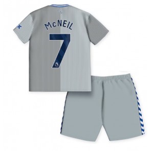 Lacne Dětský Futbalové dres Everton Dwight McNeil #7 2023-24 Krátky Rukáv - Tretina (+ trenírky)